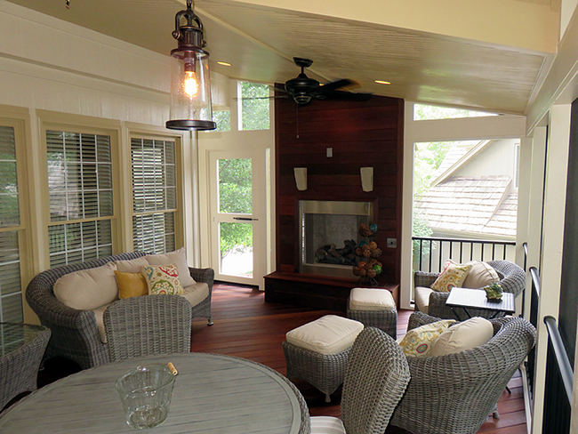 lighting ideas for screened porch